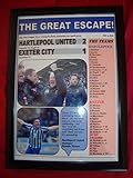 Lilywhite Multimedia Hartlepool United 2 Exeter City 1 - The Great Escape - 2015 - Framed Print