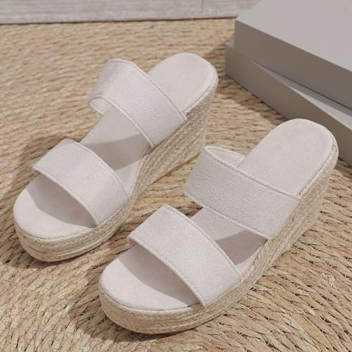 Espadrilles compensées femme : sandales d'été à enfiler chic