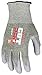 MCR Safety 9828PUS CutPro 18 Gauge HyperMax Work Gloves, CutProtection, Polyurethane Coated Palm & Fingertips, Small, Gray