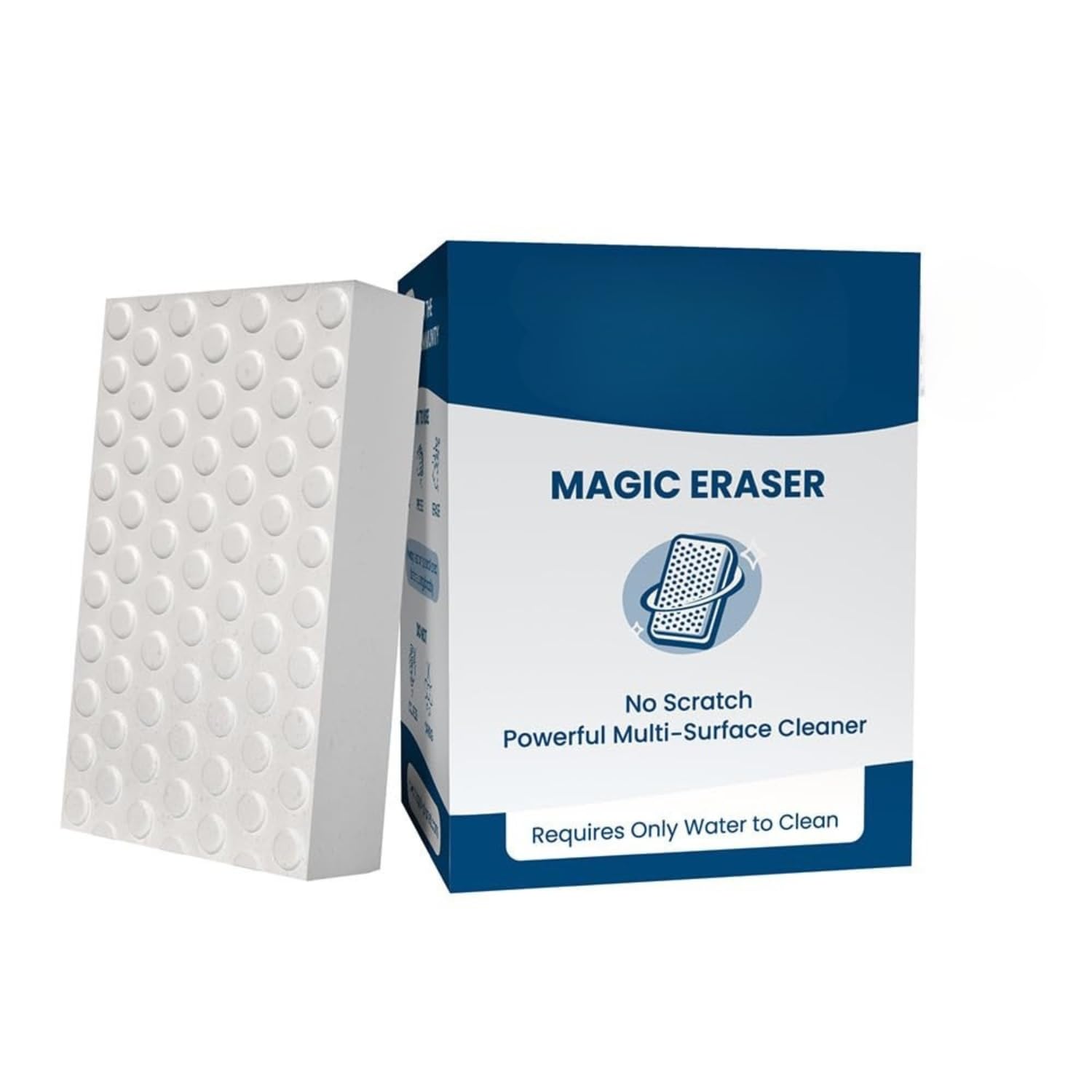 Magic Eraser Cleaning Sponge, White Foam Scrubber Pad | Multipurpose Melamine Cleaning Sponge for Kitchen, Bathroom, Walls, Tiles, Shoes, Appliances & Stain Removal (4 Pcs Set)-image-23