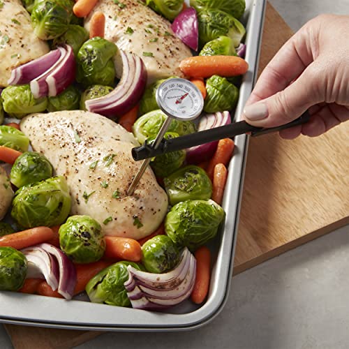 Kitchenaid Kq901 Instant Read Food Thermometer For Kitchen Or Grill, Temperature Range: 20F To 220F, 1 Inch Dial, Black #TOP4