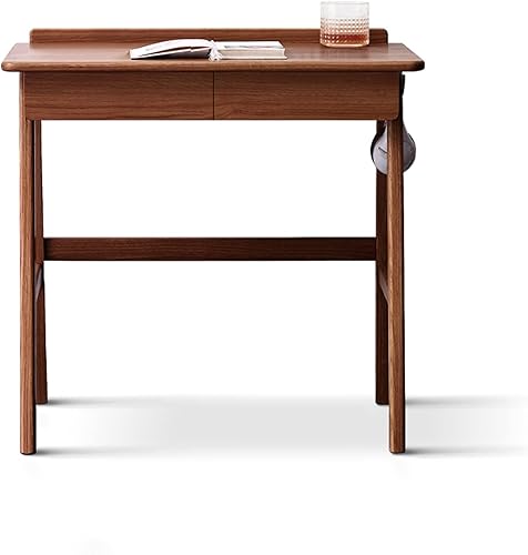 Escritorio para computadora de estudio, escritorio moderno y simple, escritorio multifuncional, mesa de estudio compacta con agujero para cable,