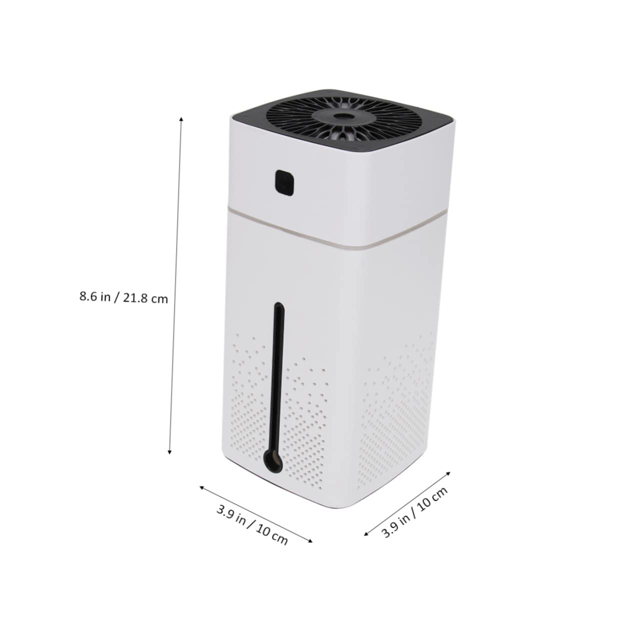 Umidificatore USB Mini Silenzioso da 1l in Plastico Bianco | Casa e Auto, Luce LED Notturna, Formato da Scrivania, per Aumentare Umidità e Attenuare Odori
