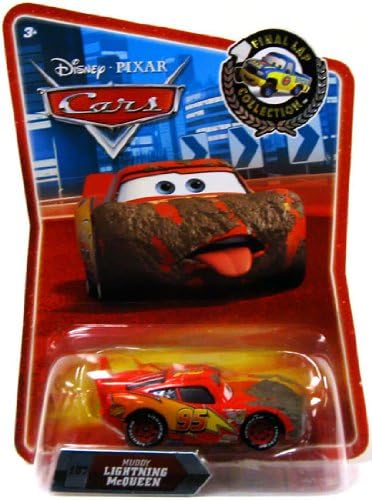 Disney Pixar Movie "Cars" Final Lap Collection Muddy Lightning Mcqueen #107