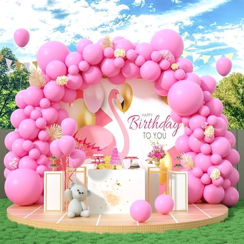 140 PCS Gold Balloon Arch Kit, Metallic Gold Balloons 5 10 12 18 Inch Balloon Garland Kit, Different Sizes Party Balloons Decorations for Birthday Party Decorations Wedding Baby Shower Decorations