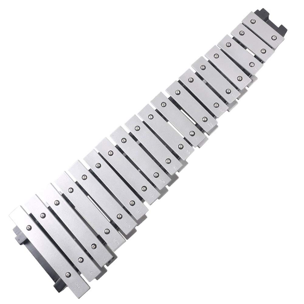 Mr.Power 30 Noten Faltbares Glockenspiel Xylophon Vibraphone Percussion Instrument Musikinstrument mit Schlägel, Schlägel Stummschaltung, Tragetasche, Tragetasche