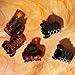 Kitsch Small Hair Clips for Women - Stays In Place Without Pulling or Snagging | Durable Plastic, Sturdy Small Claw Clips | Ideal Gifts for Women - Black & Tortoise, 6 Pcs