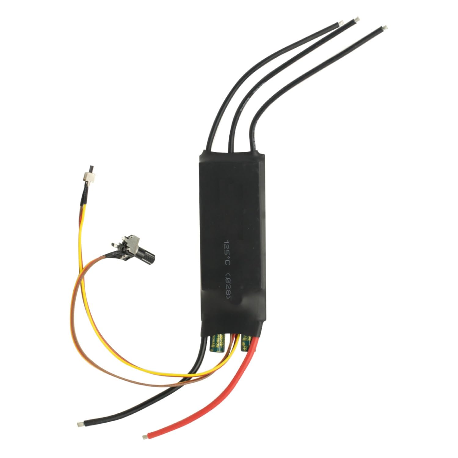 DC6-24V 1000W bezszczotkowy silnik prądu stałego BLDC 3-fazowy bezszczotkowy sterownik silnika Hallless DC moduł sterownika prędkości silnika prądu stałego z potencjometrem, regulator prędkości ESC
