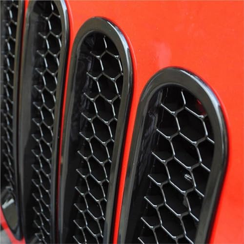 Przednia osłona grilla Wkładka Grille Cover Pasuje do Jeep 07-18 Pasuje do Wrangler JK Przednie wkładki siatkowe i rama reflektora kratki samochodowej osłona chłodnicy silnika osłon(Type A)