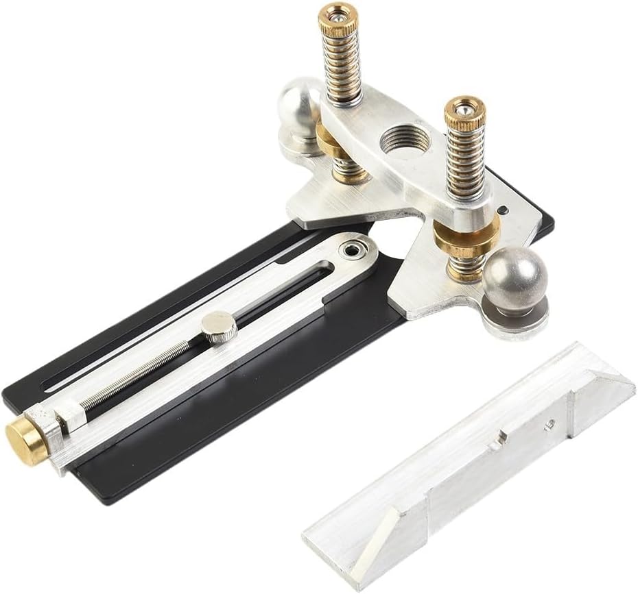 2 in 1 Rotary Tool Plunge Router Base with Guide Soundhole and Rosette Routing Jig, Guitar Sound Hole Router Rosette Routing DIY Milling Circular Hole Luthier Tool