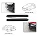 2 Pieces Bumper Protector Trim, BetterJonny Universal Carbon Fiber Car Corner Bumper Guard Anti-Scratch Car Front Rear Corner Bumper Guard Protector Bumper Anti Collision Strips for Most Car