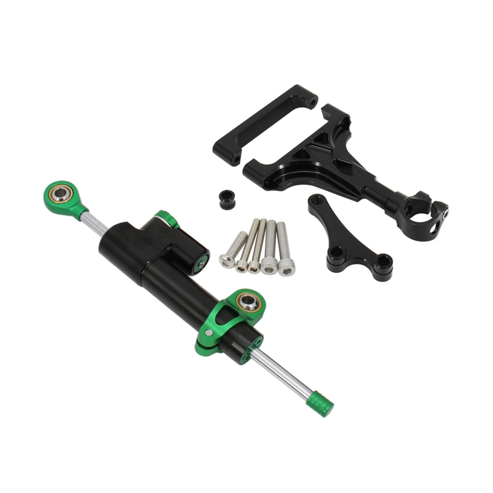 Kit Ammortizzatore Sterzo Regolabile Per Kawasaki Z1000/Z750 (2003-2009) - In Alluminio CNC, Riduce Vibrazioni