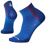 Smartwool Men's PhD Cycle Ultra Light Mini Socks (Bright Blue) X-Large