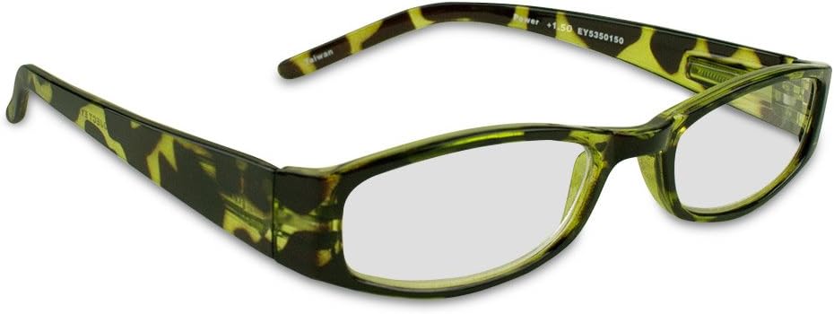 Green Looks +1.50 Green Tortoise Reading Glasses