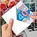 The Best Card Company - Fun 40th Birthday Greeting Card - Milestone Notecard with Envelope, 40 Years Old - Inflated Messages 40 (Not Actual Balloons) C5651BMBG