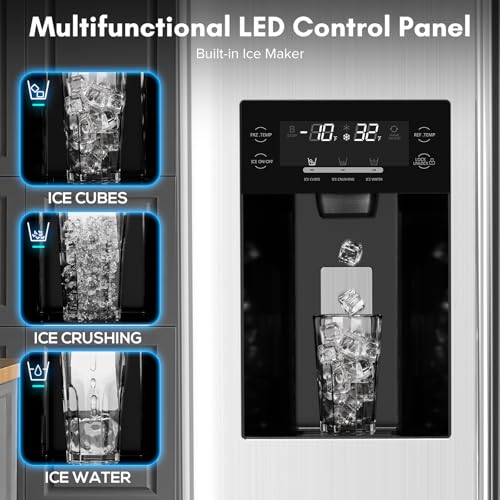 Lhriver F4506S 20 Cu.Ft Side By Side Refrigerator thumb #4