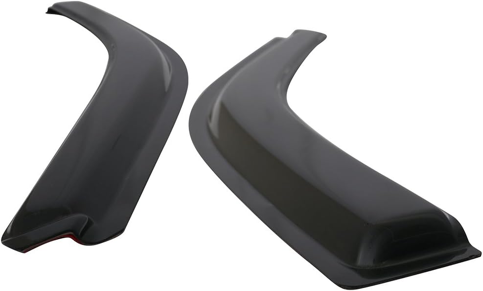 Window Visor Compatible with 1998-2001 Nissan Altima, Slim Style Acrylic Black Sun Rain Wind Guards Cover 4Pcs Set by IKON MOTORSPORTS, 1999 2000