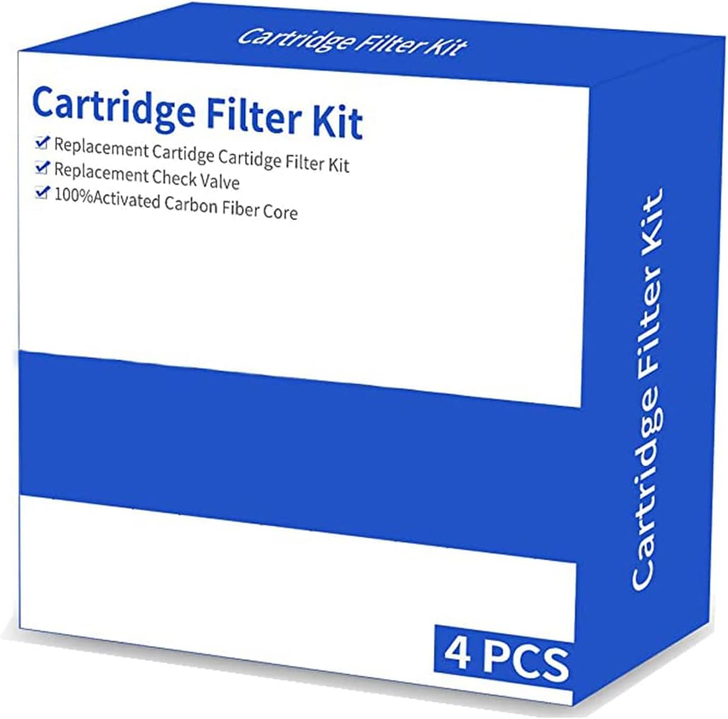 Buy 4 Pack Filter Replacement Kit for SO Clean 2, Cartridge Filter Kit
