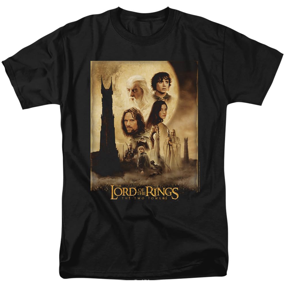 Popfunk Classic Lord of The Rings Tt Poster Unisex Adult T Shirt