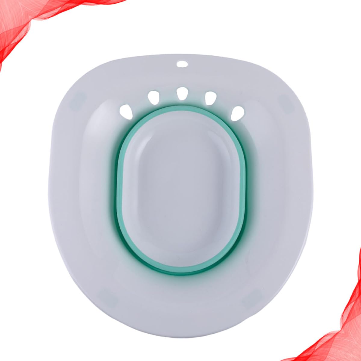 Tragbares Bidet für Schwangere & Erwachsene, platzsparendes Design, Anti-Überlauf-Funktion, ideal für Standard-Toiletten, Hygienelösung für Intimpflege