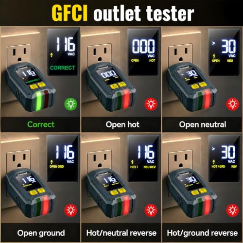 Image of Goldeep CBF05 Circuit Breaker Finder with GFCI Tester-Lemon Yellow