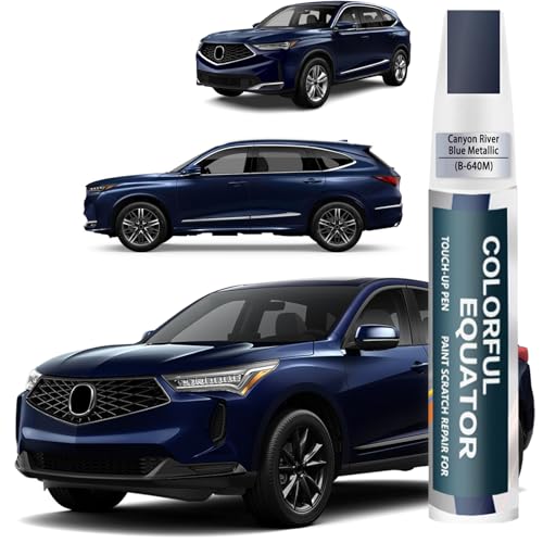 Image of Canyon River Blue Metallic(B-640M) Touch Up Paint Compatible with Acura, Car Paint Pen Scratch Repair Two-In-One Touch Up Paint, Premium Car Scratch Remover for Deep Scratches