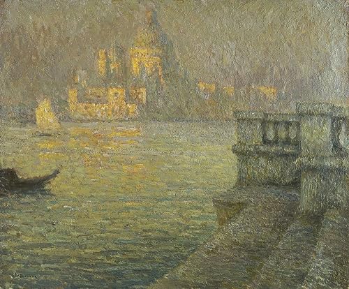 Peinture sur toile Venise Henri Le Sidaner 60x90cm SERENDIPITP