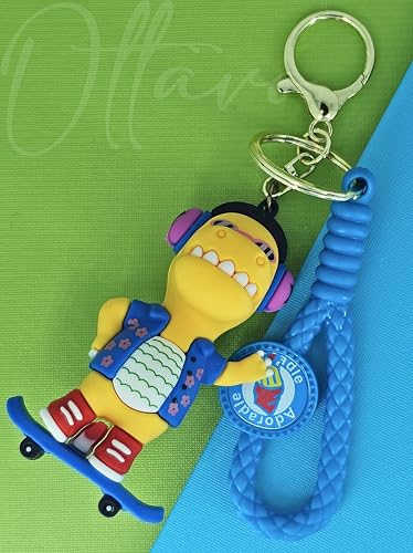 Image of OTTAVO Cute Cartoon 3D Silicone High -Quality PVC Material Keychain, Suitable for Boys and Girls - Pack of 1.