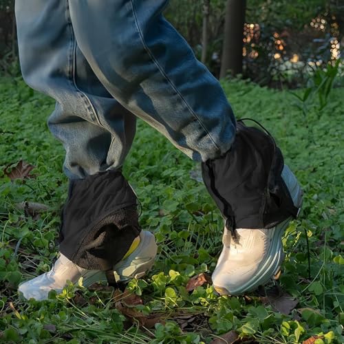 Guêtres de randonnée imperméables et légères avec fixations réglables pour chaussures - 2