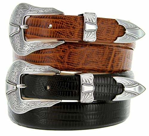 S5553 Genuine Full-Grain Cowhide Leather Dress Belt 1-1/8"(30mm) taper down to 1"(25mm) wide2