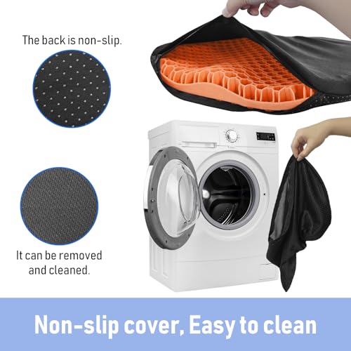 Image of NEW-Vi Anti-Slip Kayak Seat Cushion - Waterproof Thicken Gel Boat Kayak Canoe Rowing Stadium Pad for Sit in Kayak Chair Kayak Accessories Equipment Gear for Fishing Kayak