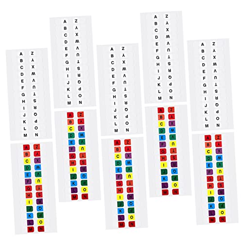 Onglets alphabet en plastique étanche avec repères colorés pour notepad - 6