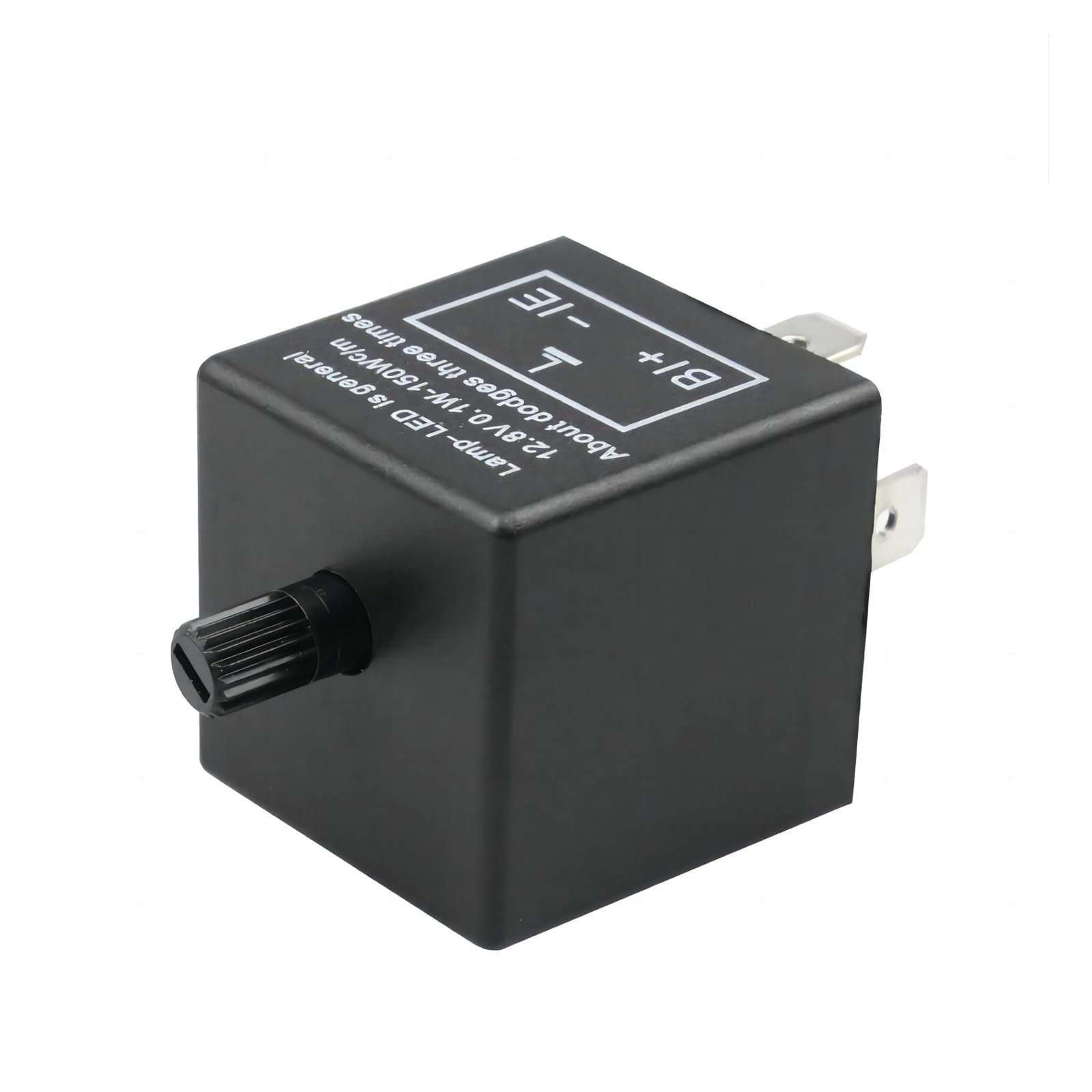 LED Steering Flasher Relay Flame Retardant Case Fixed Frequency Solution Adjustable CF13KT Relay Plug and Play Retrofit Replacement