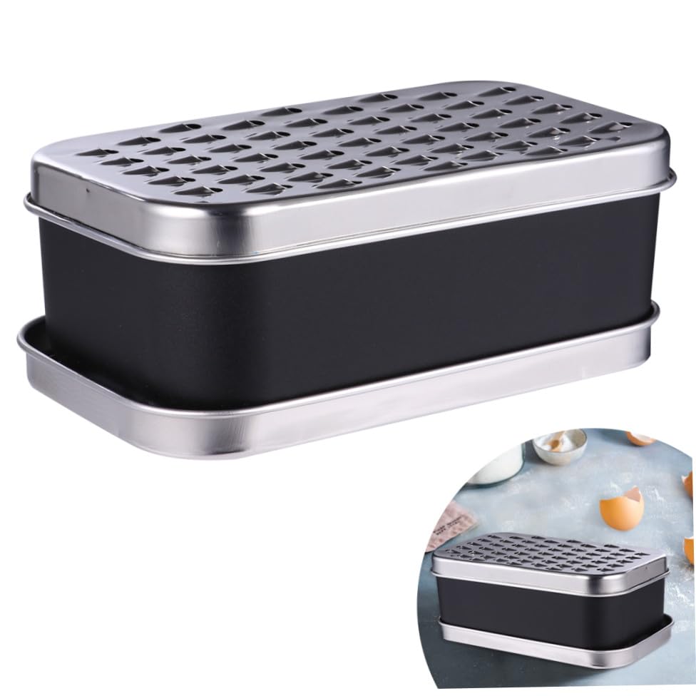 Rallador de Cocina Alipis con Contenedor Negro miniatura 6
