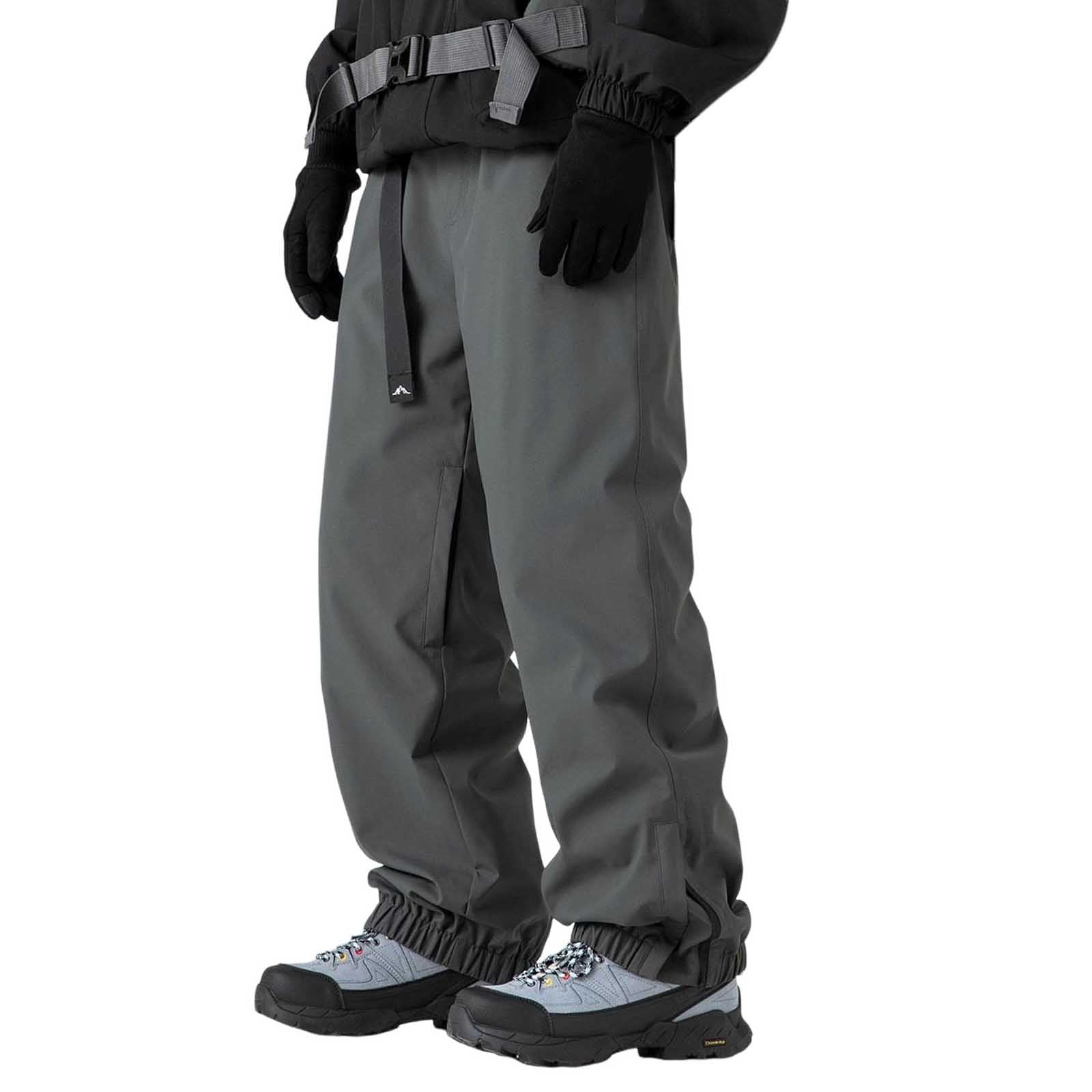 Sunnyuk Tuta da Sci Uomo Pantalone Montagna Sci Tuta Elasticizzati Curvy Salopette Snowboard Taglie Forti Pantaloni Invernale Impermeabile Termici da Neve