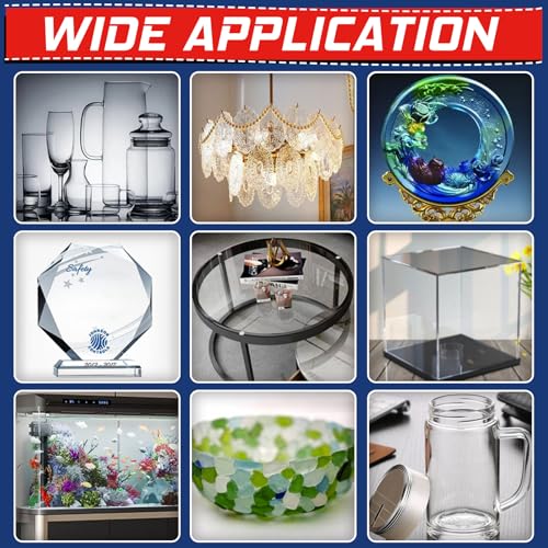 Erigathe GG-001 Glass Glue, 30G Glass Glue Clear Repair Heavy Duty thumb #5