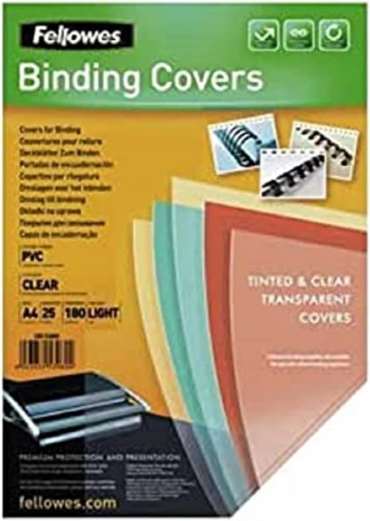 Couverture PVC Transparent Format A4, A3, A5