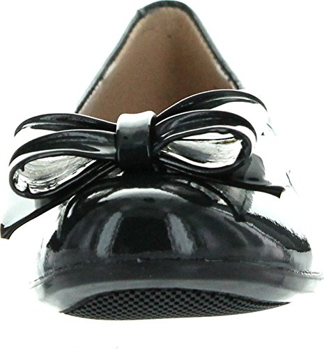 Girls 55-Ivana Elegant Dress Flats with Bow3