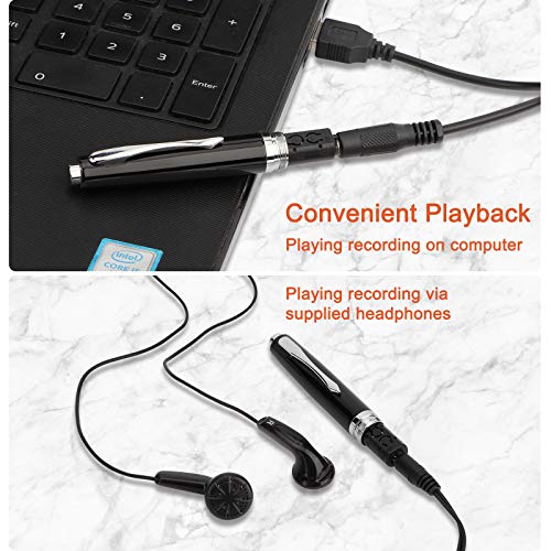 image for AKALULI 32GB Digital Voice Recorder - Voice Activated Recorder for Le