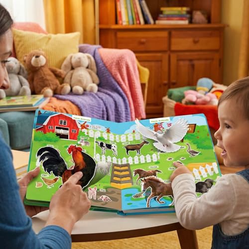 Libro parlante para niños recargable con sonido educativo interactivo 3