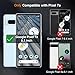 LK 2 Pack for Google Pixel 7a Screen Protector with 2 Pack Camera Lens Protector, Ultra-thin 9H Hardness Tempered Glass Screen Protector for Pixel 7a