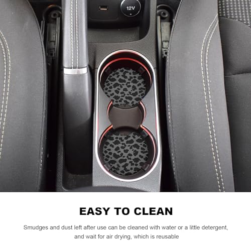 2PCS Portavasos para Auto con Estampado Leopardo 2.75 Inch miniatura 6