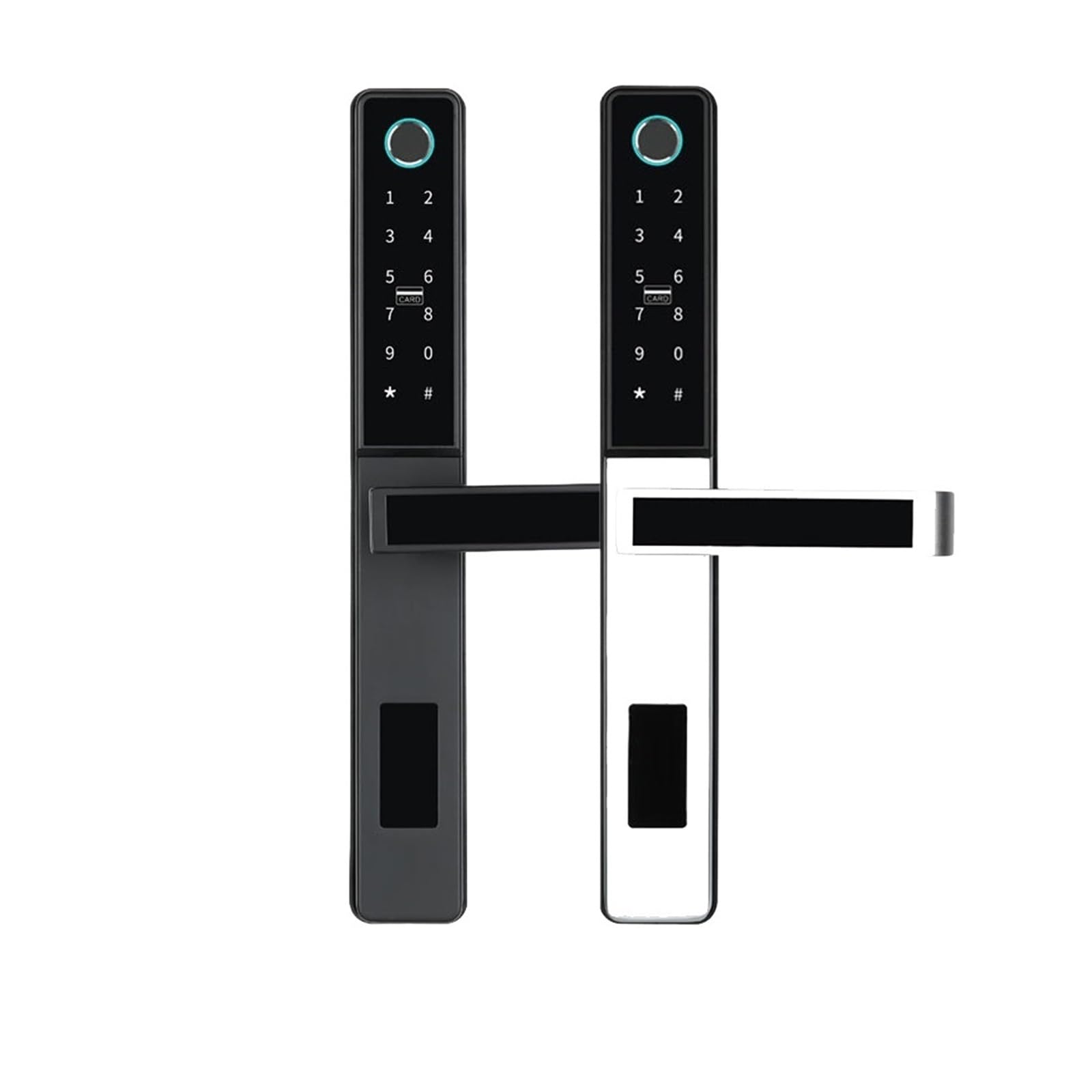 Serrure à code carte RFID Tuya pour sécuriser les baies vitrées coulissantes