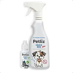Educador Sanitário Cães Adestrador Pet Cachorro Educa Dog Não 500 ml + Educa Dog Sim 30 ml - Petliz