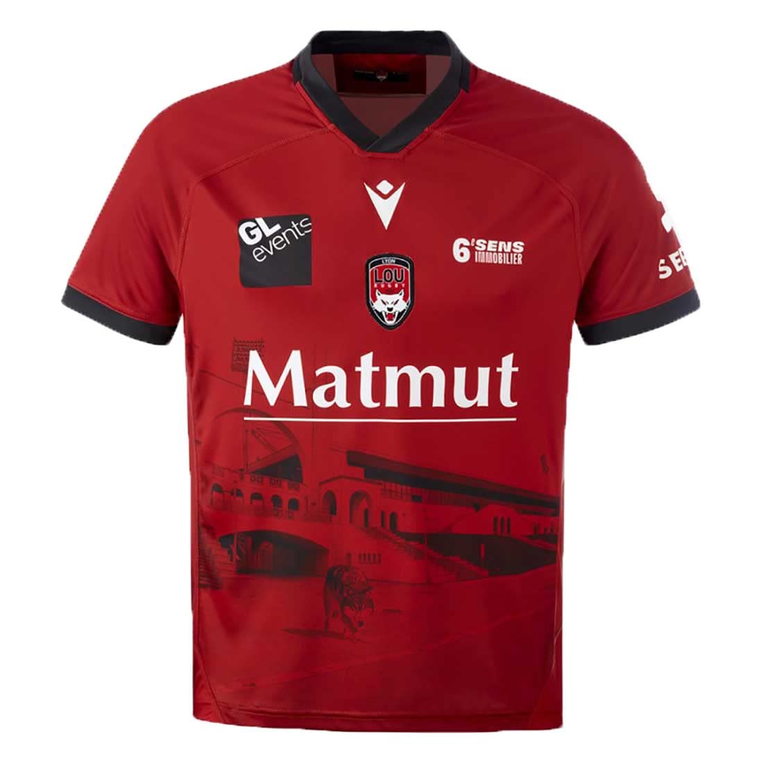 MACRON Maillot Lou Rugby Exterieur Officiel Lyon