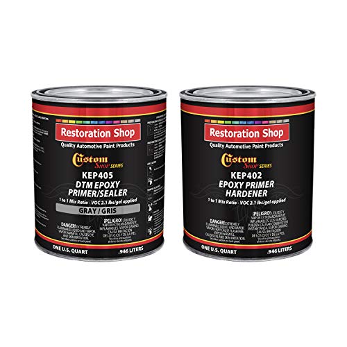 Custom Shop Gray Epoxy Primer/Sealer Kit (1/2 Gallon)