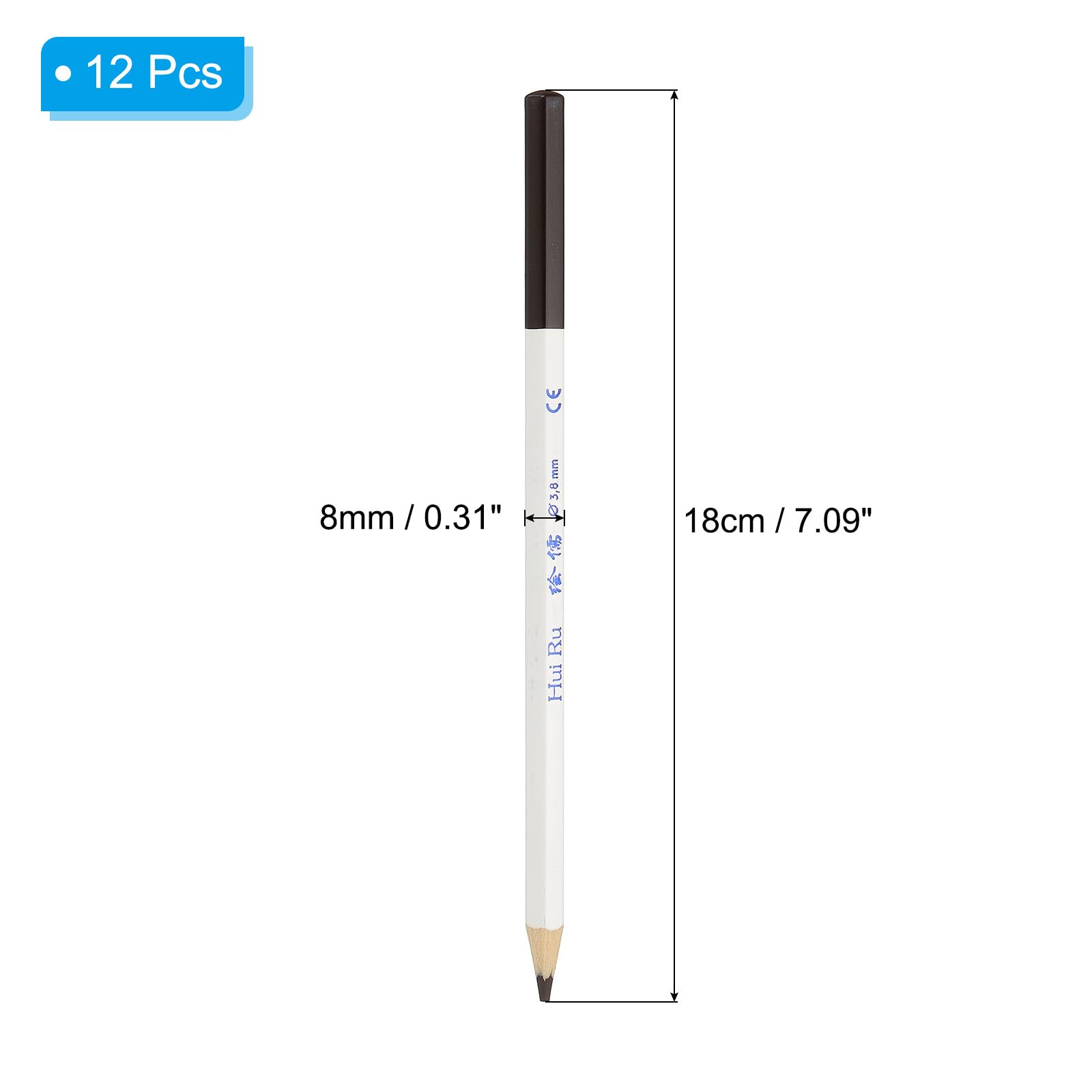 PATIKIL Dark Brown Colored Pencils Set,12 Pcs Oil Color Pencils Wooden Coloring Drawing Pencil for Artists Art Painting Sketching - Image 2