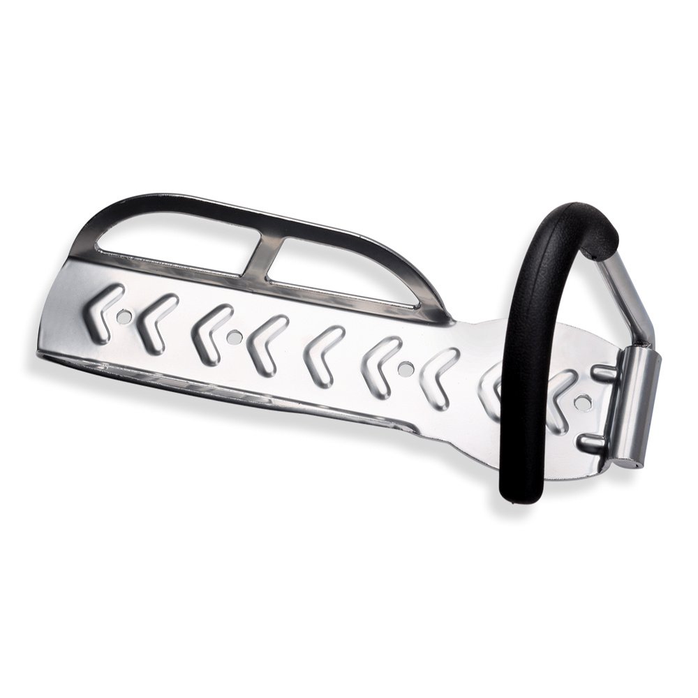 Schramm® 4 Stück Fahrradhalter Wandhalterung silber Fahrradhalterung für 4 Fahrräder Wandhalterungen Wand Halterungen Halterung Fahrradständer 4er