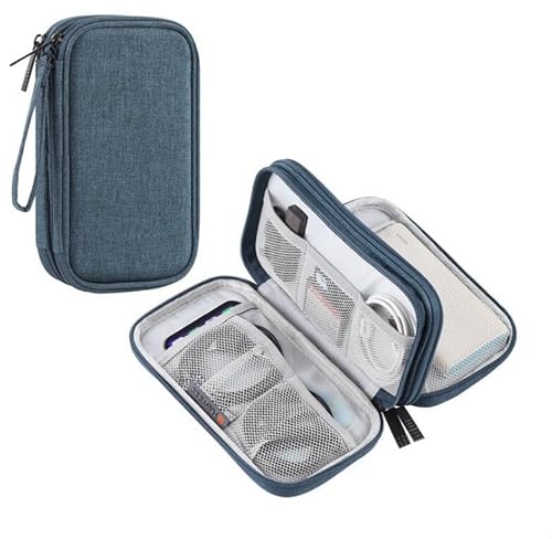 Charger ChargerData Cable Adapter Earphone Ή [P[XX[cP[XP[X hg[gobO |[^u gxobO (Blue)