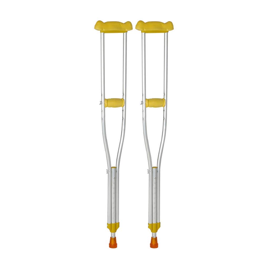 MU Medici Sotto Le Braccia, Stampelle in Alluminio Regolabile in Altezza Fratture Non-Slip Bastone da Passeggio per Anziani Disabili,1 piece,D